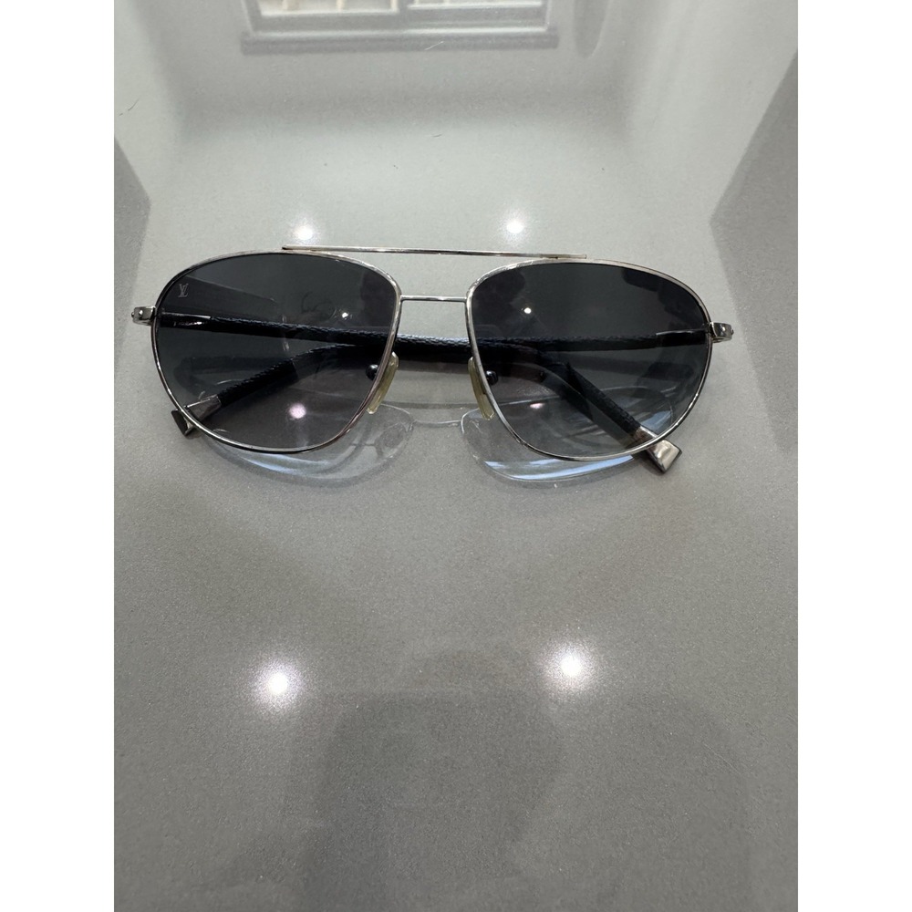 Louis Vuitton Sunglasses Z035BU LEATHER ear Pieces 59 15 141